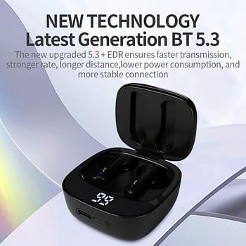 Netac LK-95A True Wireless ANC Earbuds BT 5.3+EDR Power Display Touch Control 30 Hours of Battery Life