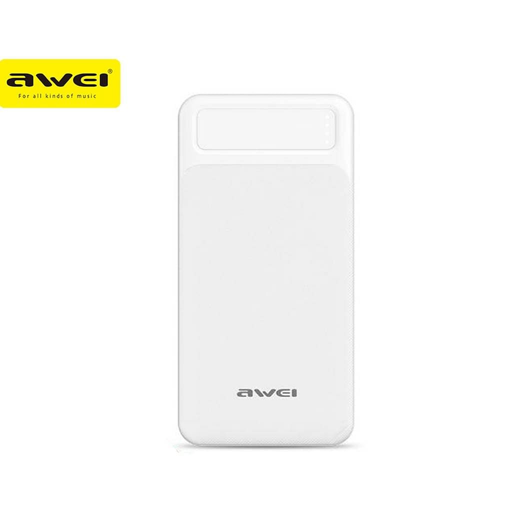 AWEI P5K 10000 mAh Power Bank (2 input/2 output) - White