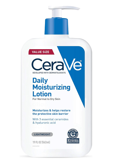 CeraVe Daily Moisturizing Lotion for Dry Skin | Body Lotion & Face Moisturizer with Hyaluronic Acid and Ceramides  562ml