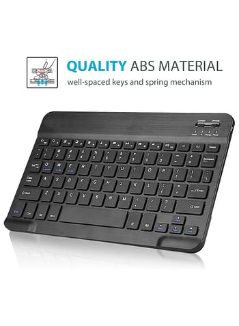 Protective Keyboard Case with Touchpad and Dual Language Support