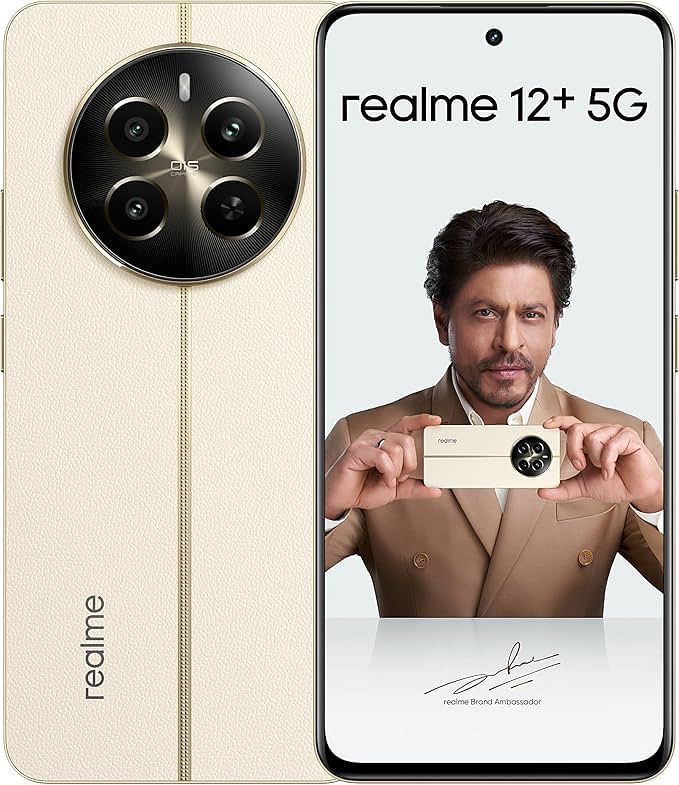 Realme 12 Plus 5G Dual Sim 256GB + 8GB RAM - Navigator Beige