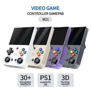 M21 Handheld Game Console 64gb 20000 Games Retro Video Gaming Console Portable Gaming Players For PS1 Random color