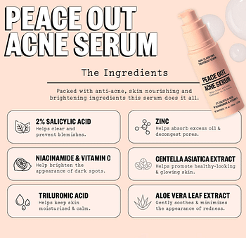 Peace Out Salicylic Acid Acne Treatment Serum