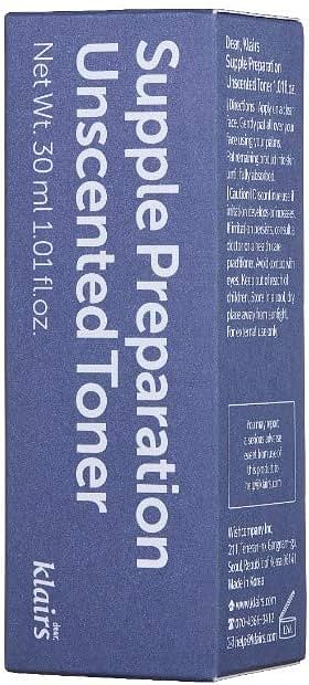 Dear Klairs Supple Preparation Unscented Toner Mini 30ml