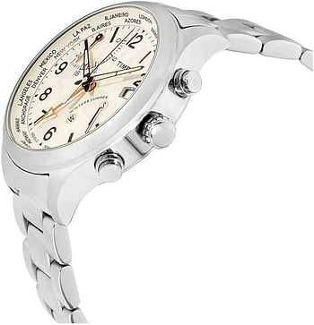 Timex Men's Multi dial Quartz Watch with Stainless Steel Strap TW2R43400 Bracelet - Silver