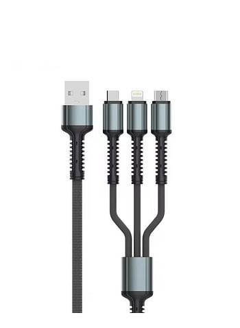 LDNIO 3-in-1 Fast Charging Cable (Model LC93) - 1.2m Length