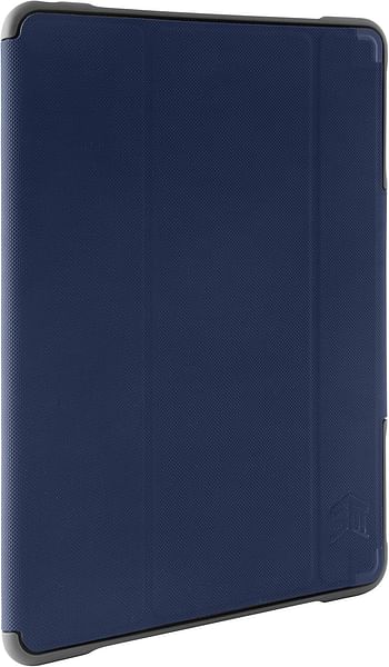 Stm Dux, Rugged Case For Apple Ipad 6Th/5Th Gen (9.7 Inch) - Magnetic Closure-To-Stand, Sleep/Wake Cover, Mil-Spec Drop Tested And Water Resistant - Midnight Blue (Stm-222-160Jw-04)