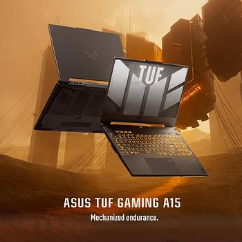 ASUS TUF A15 FA507UI-9321G AMD Hawk Point R9-8945HS  15.6 QHD165Hz  32GB RAM  1TB SSD  NVIDIA GeForce RTX 4070 8GB  Windows 11 Home  English, Arabic Keyboard  - Mecha Gray