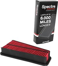 Spectre Essentials Engine Air Filter: Premium Car Air Filter Lasts Up To 6,000 Miles Longer: Fits Select 2003-2015 Toyota Tacoma Tundra 4Runner FJ Cruiser SPA-2281