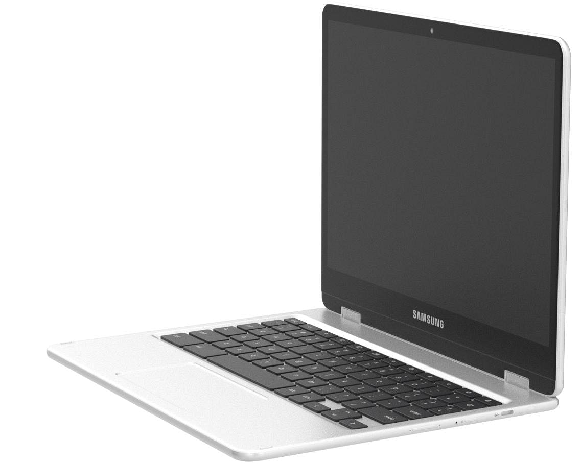 Samsung XE513c24-K01 12.3 Inch 32GB Multi-Touch 2 in 1 Chrome book Plus - Silver