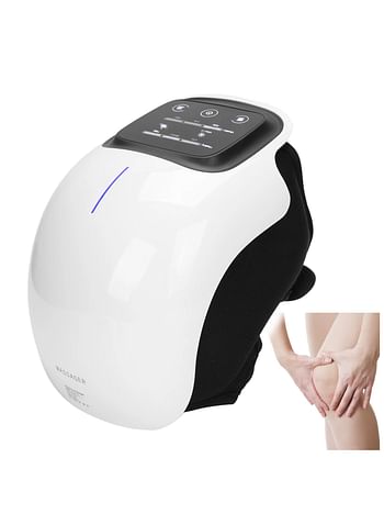 Knee Massager, Electric Knee Massager for Pain Relief, Red Light Therapy Hot Compress Vibration Knee Massage Machine for Knee Joint Pain