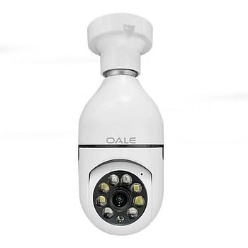 Oale iHome 02 Surveillance WIFI Smart Light Bulb, White