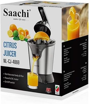 Citrus Juicer NL-CJ-4069-ST with Stainless steel body