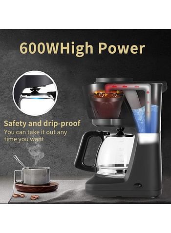 Sokany Plug-in Type 6cups Fully Automatic Espresso Machine Sk-124, With 600w