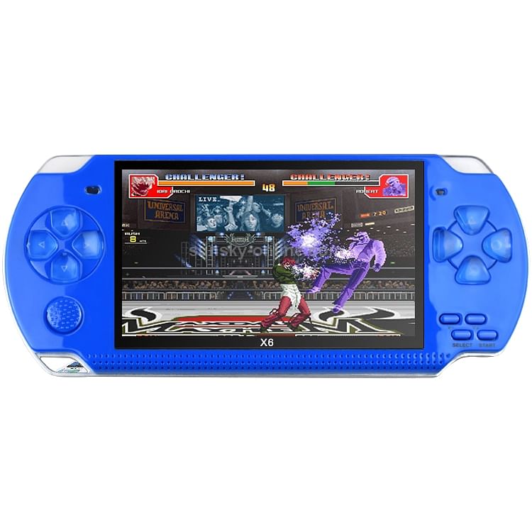 NEW X6 4.3 inch Screen Retro Portable Game Console with 3MP Camera Built-in 10000 Games Supports E-book / Recording / Music Playing / Video Playing – Best Quality, Durable Design with High-Grade Finish and Exciting Gaming Features Gift For Boys Girls And 