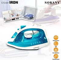 Sokany SL-2077A Steam Iron Dry Ironing And Spray Function Thermostat Control 1600W