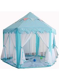 Children's Princess Castle Children's Tent Children's Corner Tents for Indoor and Outdoor Use Carry Bag Baby Birthday Gift Playhouse Puzzle Game (Multicolour)