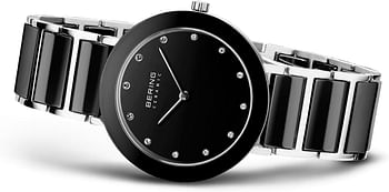 BERING Womens Analogue Quartz Watch with Stainless Steel Strap 11435-749 - Black