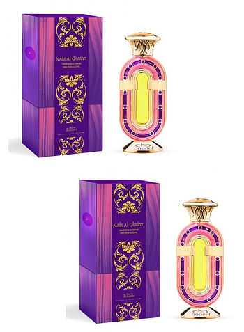 2 Pcs Nabeel Nada Al Ghadeer Alcohol-Free Long-Lasting Oil Perfume 20 ML