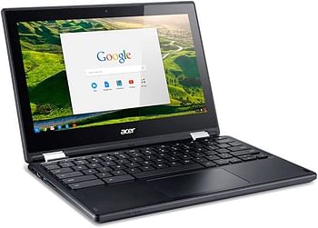 Acer R11 Convertible 2-in-1 Chromebook in Black 11.6in HD Touchscreen Intel N3060 1.6Ghz up to 2.48GHz 4GB RAM 16GB SSD, Webcam, Bluetooth, Chrome OS Chrome OS