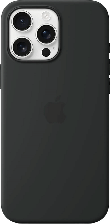 Apple Silicone Case With Magsafe For iPhone 16 Pro Max (MYYT3ZM/A) Black