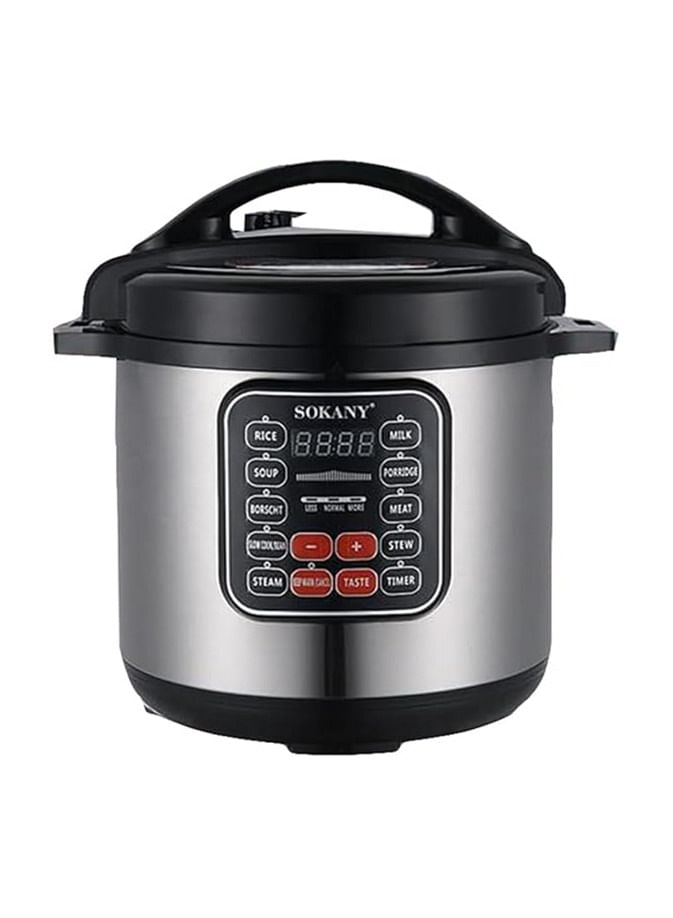 sokany 2403 High Quality Household Electric Pressure Cooker Stainless Steel Multi 6L Capacity Pressure Pot Cookers