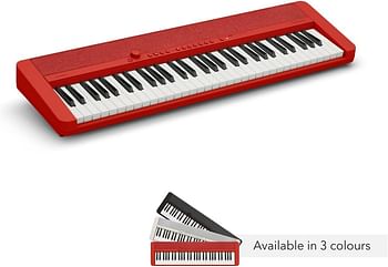 Casio Ct S1 Portable Piano Keyboard - Red