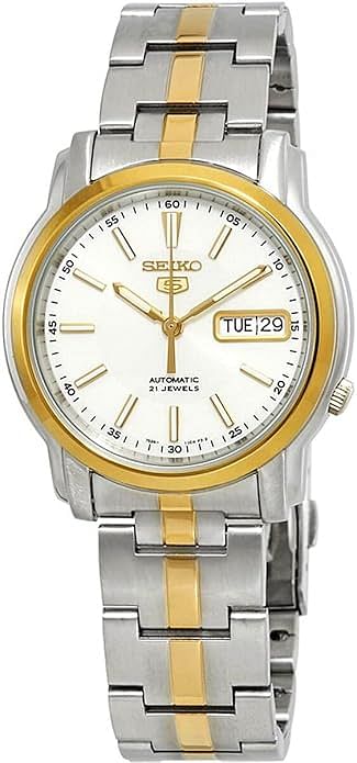 Seiko 5 Automatic White Dial Men's Watch SNKL84K1