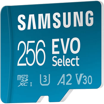 Samsung Micro SD Memory Card 256GB Evo Select With Adapter 160MB/S (MB-ME256SA/AM)