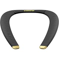 Monster Boomerang Neckband Bluetooth Speaker, Neck Wireless Wearable Speaker with 12H Playtime, True 3D Stereo Sound, Portable Soundwear, IPX7 Waterproof, for Home Sport Outdoor