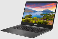 Asus ZenBook 14 UX430U- Intel Core i7-8550U Processor - 14 inch FHD (1920 x 1080) Nano Edge  Display - 16GB Ram - 512GB M.2 NVMe - Intel UHD Graphics 620 - English Backlit Keyboard - Finger Print - Win 11 Home - Slate Gray