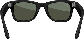 Rayban Meta Wayfarer Sunglasses Matte Black / Transitions G15 Green