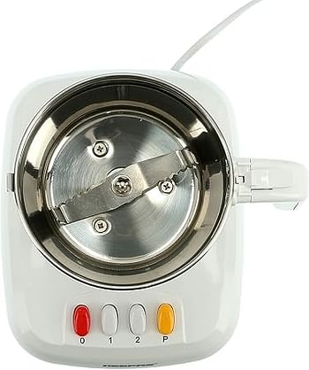 Geepas Food Processor, Stainless Steel Cutting Blade, GCG286 | Transparent Lid | 600W Motor with Overheat Protection | Ideal for Coffee Beans, Spices, & Dried Nuts Grinding