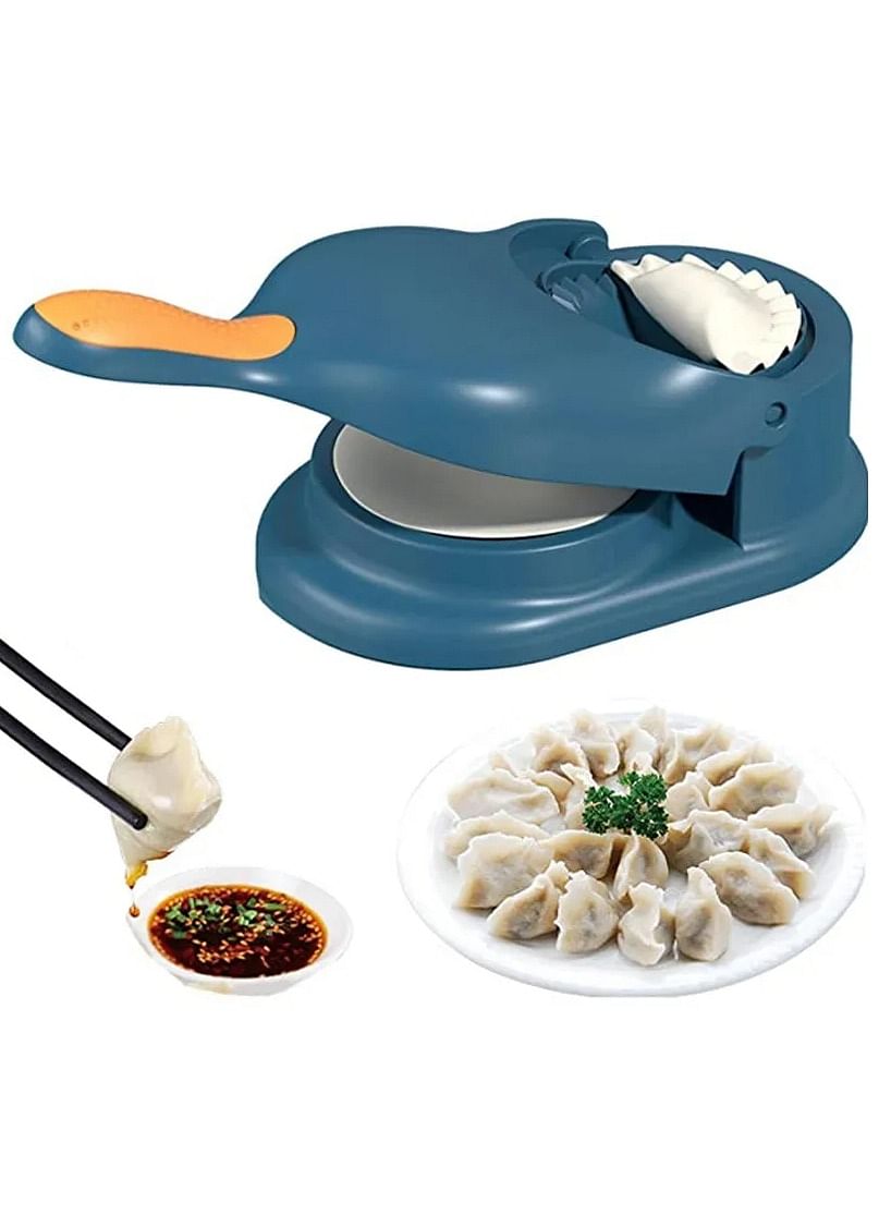 2 in 1 Dumplings Maker | Samosa Maker | Manual Dumplings Maker Machine in Multicolor | Best for Momo Maker