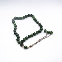 Tasbih Natural Crystal Nephrite Prayer Beads 10mm – 33 beads Misbaha