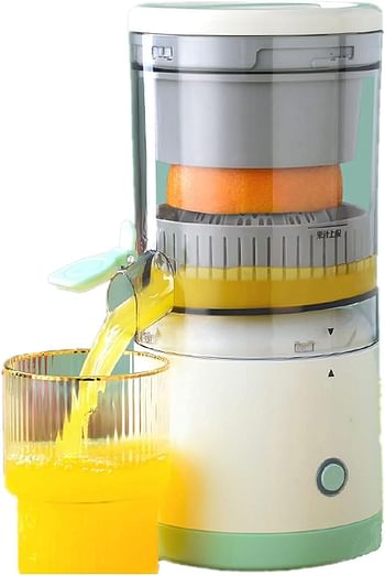 Rechargeable Powerful Electric Juicer Cordless Fruit Juicer Multifunctional 1-Button Easy Press Lemon Orange Squeezer Machine