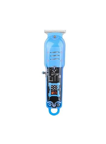 LCD Digital Display Rechargeable Transparent Electric Hair and Beard Trimmer (Multicolour)