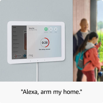 Echo Hub 8" Touchscreen Display Smart Home Control Panel With Alexa White