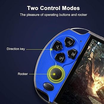 Handheld Game Console 5.1inch X7 Plus Video Game Players Double Rocker 8GB Memory Built in 1000 Games MP5 Game Controller