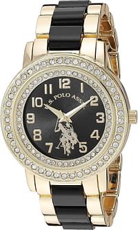 U.S. Polo Assn. USC40229 Women's Quartz Watch Analog Display and Stainless Steel Strap