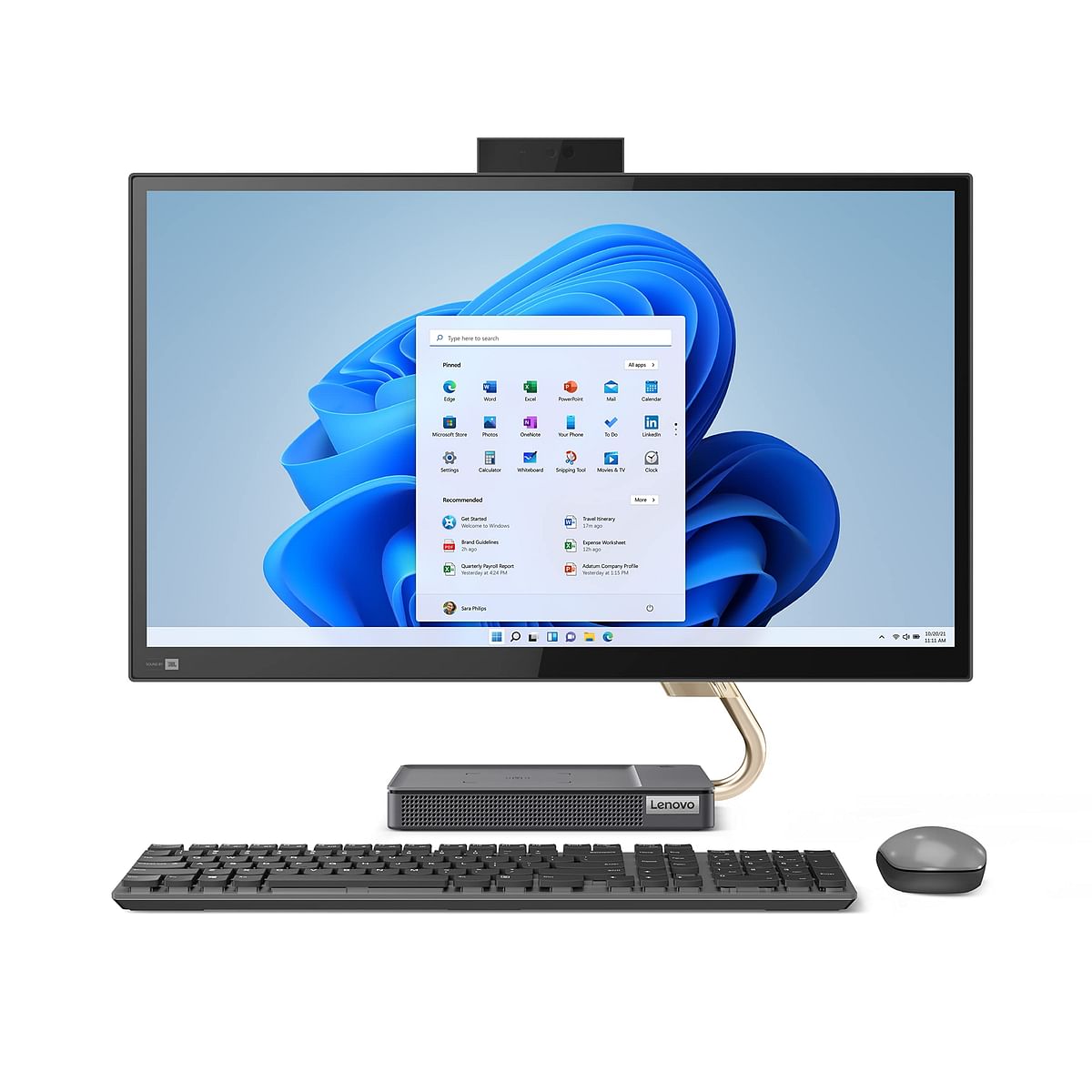 Lenovo IdeaCentre AIO 5i All in One Computer 27 QHD Touch Display Intel Core i7 9th 16GB RAM 1TB HDD 128GB SSD NVIDIA 2GB