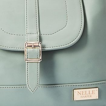 Nelle Harper Pu Leather Latest Fashion Handbags For Women Moss Green