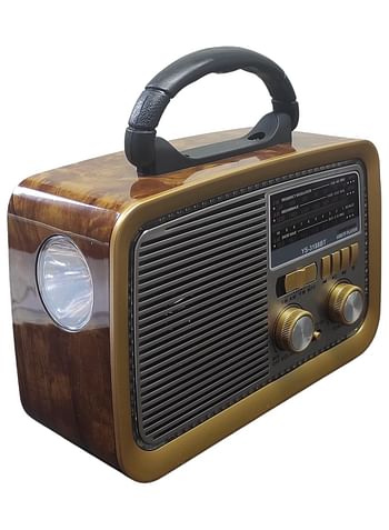 Portable Retro Radio FM AM SW 3 Band Portable Radio Wooden Radio Am Fm