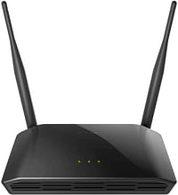 D-Link Wireless N300 Router, IEEE 802.11n/g Technology, Supports Wi-Fi Protected Setup, 1x Base-T WAN Port 4x Base-T LAN Port, 2x Fixed External Antennas DIR-615 - Black