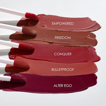 NATASHA MOOR: Makeup Molten Matte Liquid Lipstick - Long-lasting Lip Color with Hydrating Matte Finish and Moisturizing Vitamin E - Waterproof, Kiss-Proof, and Cruelty-Free Formula - 12-Hour Stay-EMPOWERED