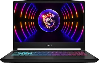 MSI Katana 15 B13VFK, Gaming Laptop, 15.6 Inch FHD Display, Intel Raptor Lake i9-13900H, 16GB RAM, 1TB SSD, Nvidia RTX 4060, GDDR6 8GB GPU, Windows 11 English Arabic Keyboard - [9S7-158571-1856]