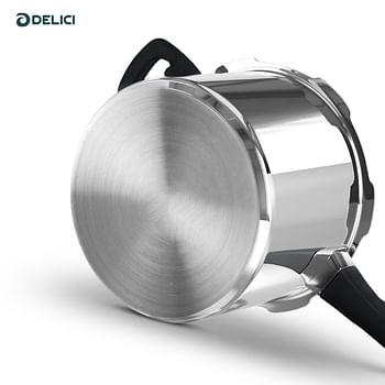 Delici Dripless 7 Litre Pressure Cooker ADPC7E Virgin Aluminium Build  Specially Designed Handle Food Grade Rubber Gasket Gasket Release System  Quality Pressure Regulator