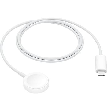 Apple Cable Watch Magnetic Fast Charger To USB-C (1M) (MLWJ3AM/A) - White