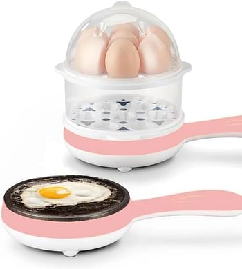 Electric Egg Cooker for 14 Eggs | Double Tier Rapid Egg Boiler for Soft, Medium, and Hard Boiled Eggs