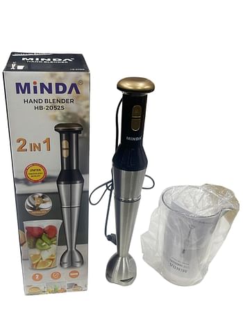 Minda HB-2052S (2-in-1) Hand Blender - Premium Stainless Steel Kitchen Tool